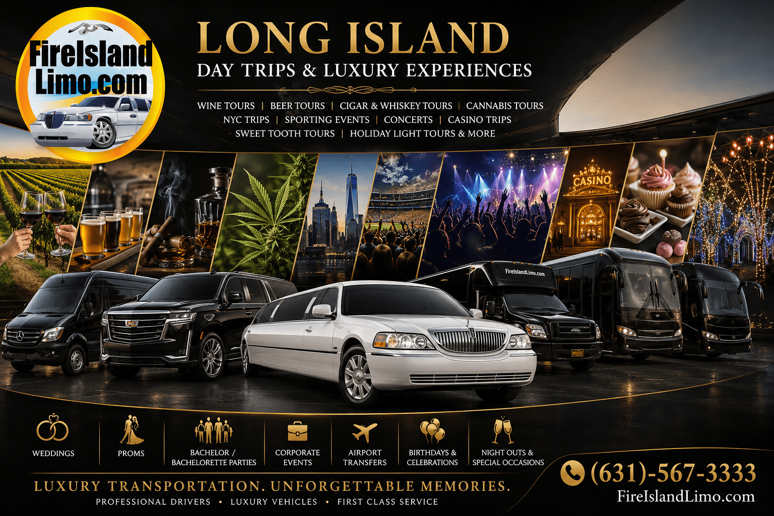 Long Island Day Trip Tours - Fire Island Limo of Long Island NY & NYC