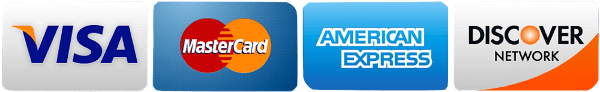 Visa Master Discover American Express Credit Card Logos - Fire Island Limo